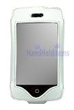 HHI iPhone Deluxe Leather Case With Belt Clip - White
