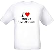 I LOVE MOUNT TIMPANOGOS - Mountain-series - White T-shirt