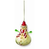 Porcelain Sandman Beach Holiday Christmas Ornament