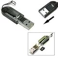 Mini Usb Adapter For Micro sd Card - Supports Up To 32gb Micro sdhc Card Transparent Black Colour by Serena