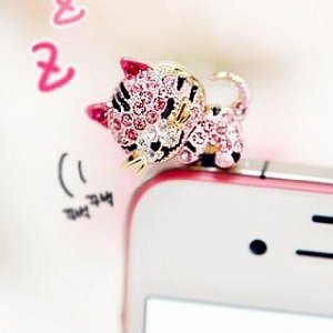 Dust Plug-earphone Jack Accessories Pink Crystal Cat with Flexible Head/ Cell Charms / Dust Plug / Ear Jack for Iphone 4 4s / Ipad / Ipod Touch / Other 3.5mm Ear Jack(with Cutely Gift Box) Dust Plug-earphone Jack Accessories Pink Crystal Cat with Flexible Head/ Cell Charms / Dust Plug / Ear Jack for Iphone 4 4s / Ipad / Ipod Touch / Other 3.5mm Ear Jack(with Cutely Gift Box)