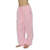 Womens NFL Chicago Bears Polar Fleece Thermal Sleepwear / Pajama Pants - Pink (Size: L)