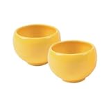 Livestrong by Chantal Jasmine Tea Cup, Set of Two, Glossy Golden Gloss Yellow
