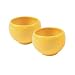 Livestrong by Chantal Jasmine Tea Cup, Set of Two, Glossy Golden Gloss Yellow