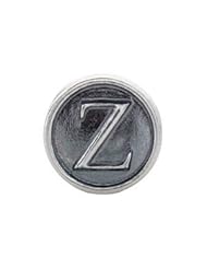 Kera Sterling Silver Alphabet Letter Z Bead