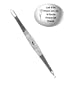 Princess Care Solo SS Ear Loop Blackhead Whitehead Remover Comedone Extractor Double End 04
