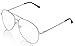 SunnyPro Aviator Eyeglasses Silver Clear Lens For Women And Men UV Protection