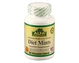 31yVHU2QEUL. SL160  Alfa Vitamins Diet Mints 90 chewable tabs Weight Loss Appetite Suppresant