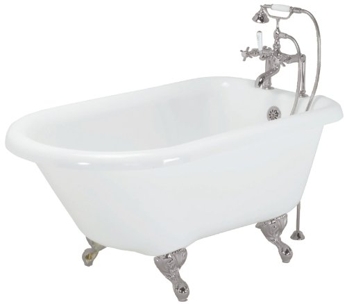 Elizabethan Classics ECUSAR54SN RollTop Soaking Tub