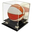 BCW Deluxe Acrylic Mini Basketball Display - With Mirror - Sports Memoriablia Display Case - Sportscards Collecting Supplies
