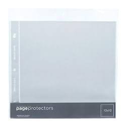 American Crafts 12-Inch by 12-Inch Page Protectors
