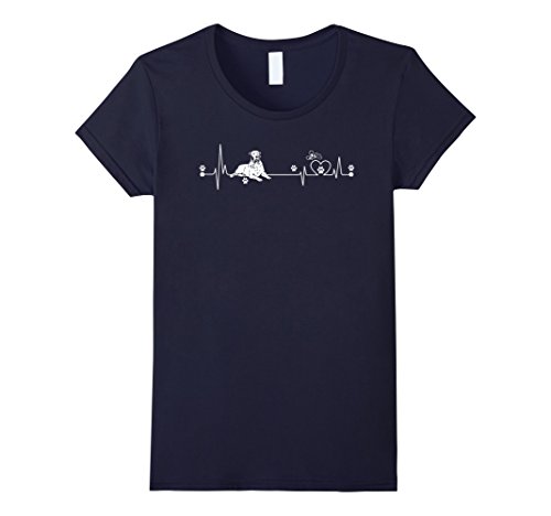 Women's Perro de Presa Mallorquin T-Shirt, i love Perro de Presa Mal Small Navy