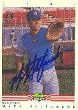 Mike Stefanski, Beloit Snappers - Brewers Affiliate Autographed Card