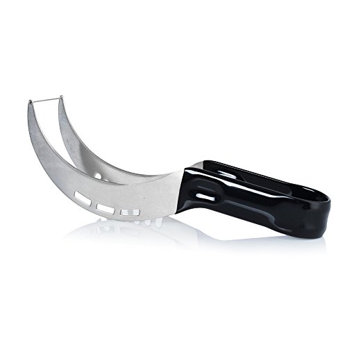 Y.&.A Watermelon Slicer With Cutter Tongs, Made of Premium Stainless Steel, Can Cut Through Any Large Fruit You'd Like, Serve Fruit Easier With Its Ergonomic Design, Comfortable Use, As Seen On TV