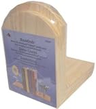 UNFINISHED WOOD BOOKENDS