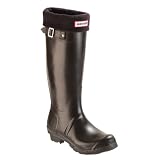 Hunter Fleece Welly Socks, Black, X-Large