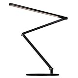 Koncept AR3000-C-MBK-DSK Z-Bar LED Desk Lamp, Cool Light, Metallic Black