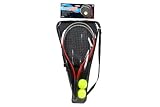 2 Player Metal Tennis Racket Set 51 cm