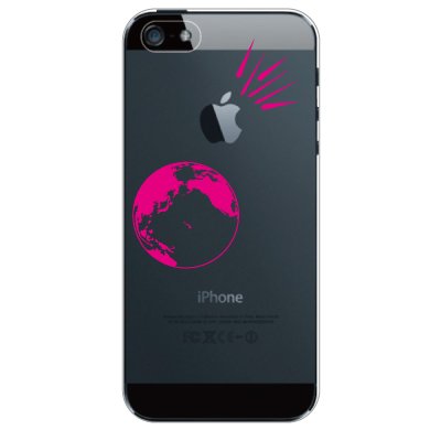 隕石 meteorite【ピンク】 / iPhone5ケース【iphone5 ケース カバー】【スマホケース】【スマートフォン ケース】