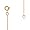 Yellow Gold Chain 10K Serpentine Link Girls or Ladies