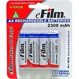 Delkin Devices DD AA-4PK-R29 Extended Power Rechargeable AA Batteries by 