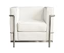 Baxton Studio Le Corbusier-Style Petite Chair, White
