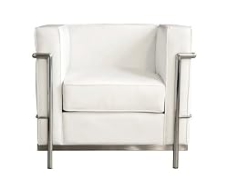 Baxton Studio Le Corbusier-Style Petite Chair, White