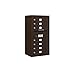 Salsbury Industries 3809S-07ZFP Surface Mounted Free Standing Horizontal 4C Mailbox, Bronze