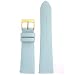 Watch Band Blue Satin Fabric with Leather lining