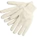 All Products : Safety Gloves - Natural Jersey Reversible Knit Wrist (Lot of 12) Large