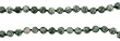 Tree Agate Stone 8mm Round Beads Knotted Necklace with Lobster Clasp - 20" long