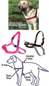 Easy Walk Harness - Black Small/Medium 'Tweener Size