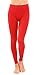 Red Seamless Leggings Full Length