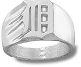 Sterling Silver DETROIT TIGERS "D" 7/16" RING SZ 11
