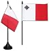Malta Table Flag 4 x 6 inch