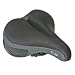 Sunlite Cloud-9 Bicycle Suspension Comfort Saddle, Comfort Gel Ladies', Tri-color Lycra