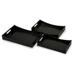 Noire Tray - Set of 3