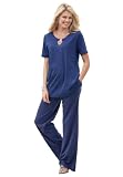 Petite comfortable palazzo tunic and pants set