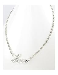 Message Necklace In 92.5 Sterling Silver
