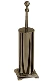 Brush Holder 17.5h Ol Rbd Brz Stl