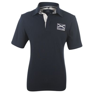WC Short Sleeve Rugby Shirt Mens Scotland Extra Lge