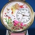 Whimsical Watches Unisex Unicorn Pink Leather Watch #U1610002