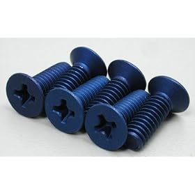 6942 FT Head Machine Screw Blue Alum 8-32x1 2(6) from Associated Electric Car Kits
