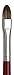 da Vinci Oil & Acrylic Series 1845 Oil Paint Brush, Filbert Russian Black Sable, Size 8