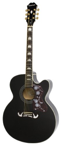 Epiphone EJ-200CE Acoustic-Electric Guitar Shadow Preamp Black