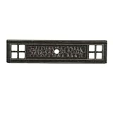 Designers Impressions SZEL1-7-WN Weathered Nickel Zinc Cabinet Knob Backplate