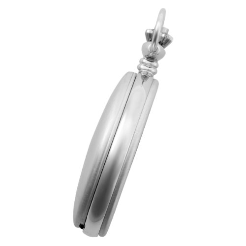 Charles-Hubert, Paris Sterling Silver Mechanical Pocket Watch image 3