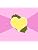 Yellow Spring Rose on Bubblegum Pink
