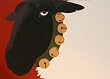 Baah Humbug 12 Holiday Cards on Recycled Paper By Linnea Designs