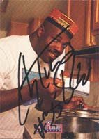 Christian Okoye, Kansas City Chiefs, 1992 Pro Line Profiles Autographed Card
